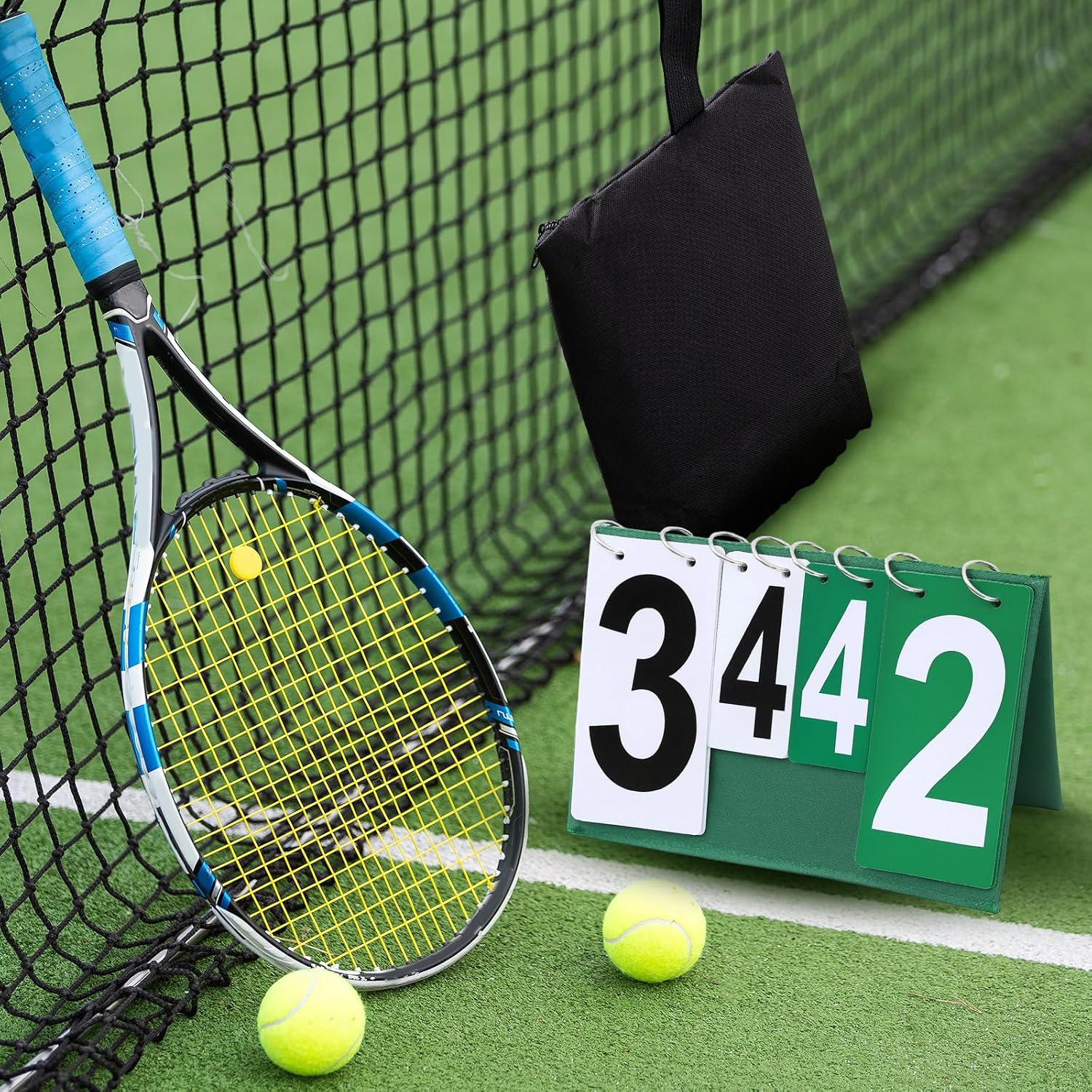 Over Net Tennis Score Keeper Flip Scoreboards Portable for Volleyball Basketball Coaching Tennis Outdoor - Image 5