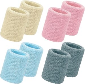 WILLBOND 8 Pack Wrist Sweatbands Sp...