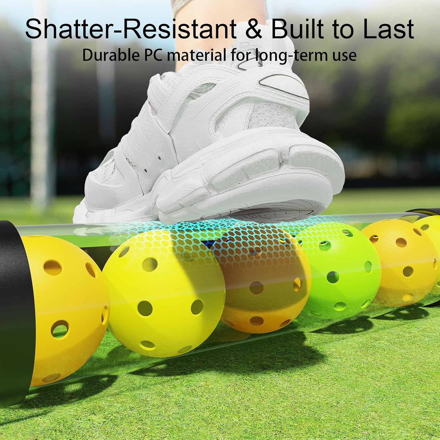 17 Balls Pickleball Ball Retriever & Ball Holder Storage with Strap, Back Saver for Pickleball Accessories, Quick for Pickleball Tube Ball Pickup - Image 9