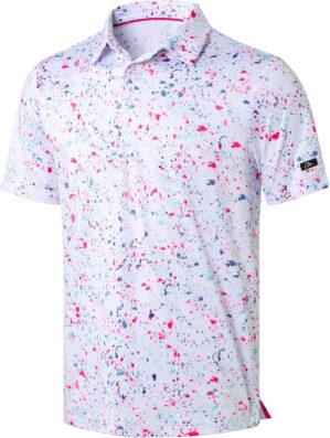 Obla Mens Golf Polo Shirts Short Sl...