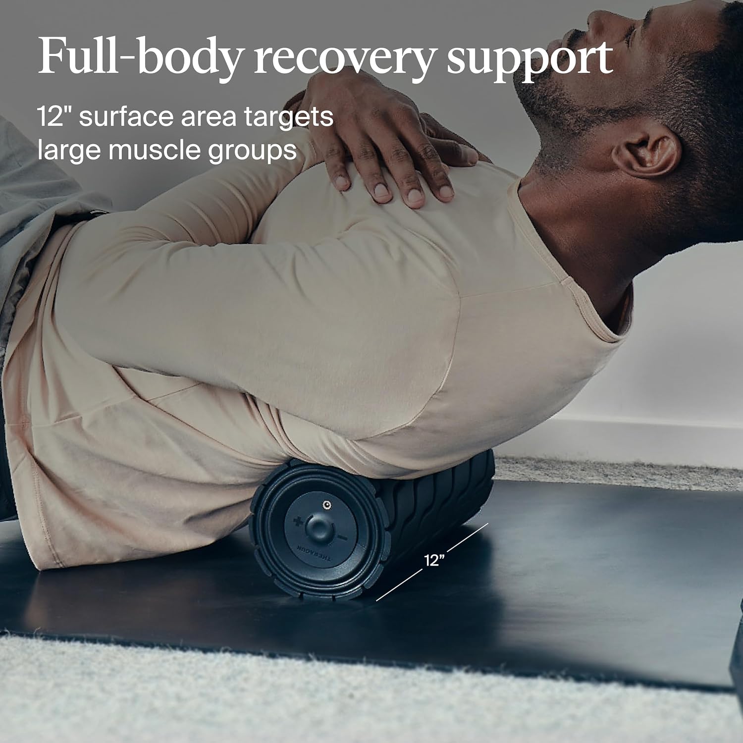TheraGun Therabody WaveRoller - High Density Foam Roller for Body and Large Muscles. Bluetooth Enabled with 5 Customizable Vibration Frequencies in Therabody App - Image 2