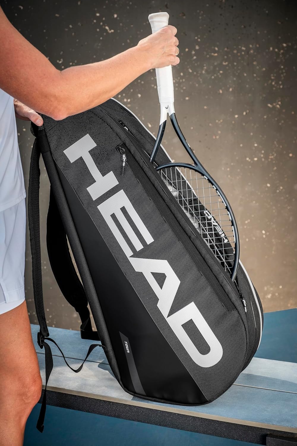 HEAD Tour Racquet Bag M (6R) Tennis Bag - Holds Up to 6 Racquets, CCT+ Climate Control Technology, 2 Main Compartments, Shoe Pocket & Backpack Carry System | 6 Racquet Capacity - Image 6