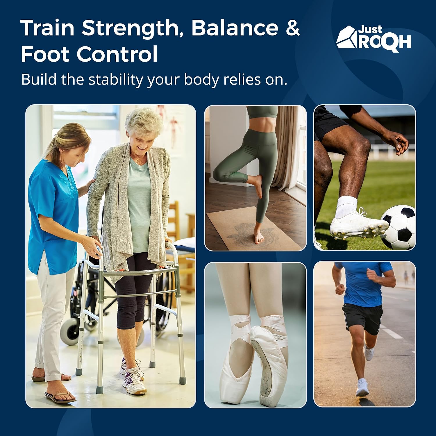 Ankle Balance Board & Ankle Strengthener for Rehab & Physical Therapy – Single Leg Bamboo Axis Board with Quick - Release System, 2 Training Levels & Scraper Tool - Image 4