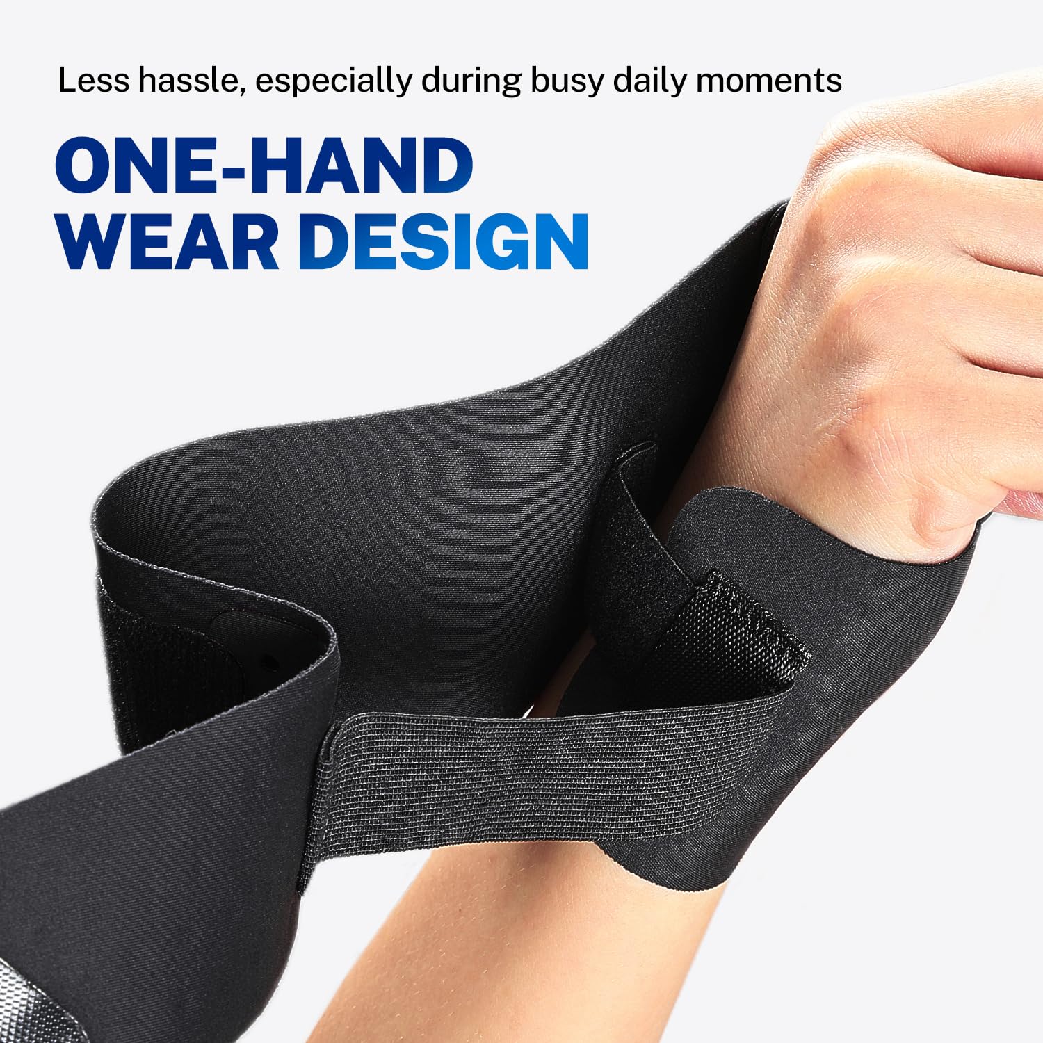 Wrist Brace for Carpal Tunnel, Ultra Thin & Breathable, Soft Thumb Design, Ajustable Wrist Support for Typing, Tennis, Golf, Sleep & Daily Use (Not for Thumb Pain), Fits Both Left & Right Hand, S/M - Image 7
