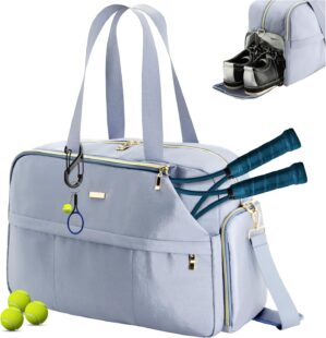 Tennis Bag for Women with Shoe Comp...