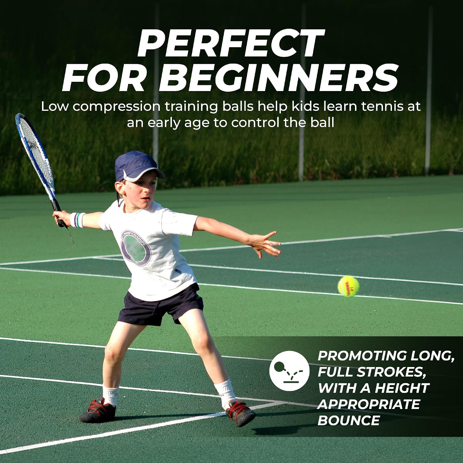 Tourna Green Dot Low Compression Tennis Balls - Image 2
