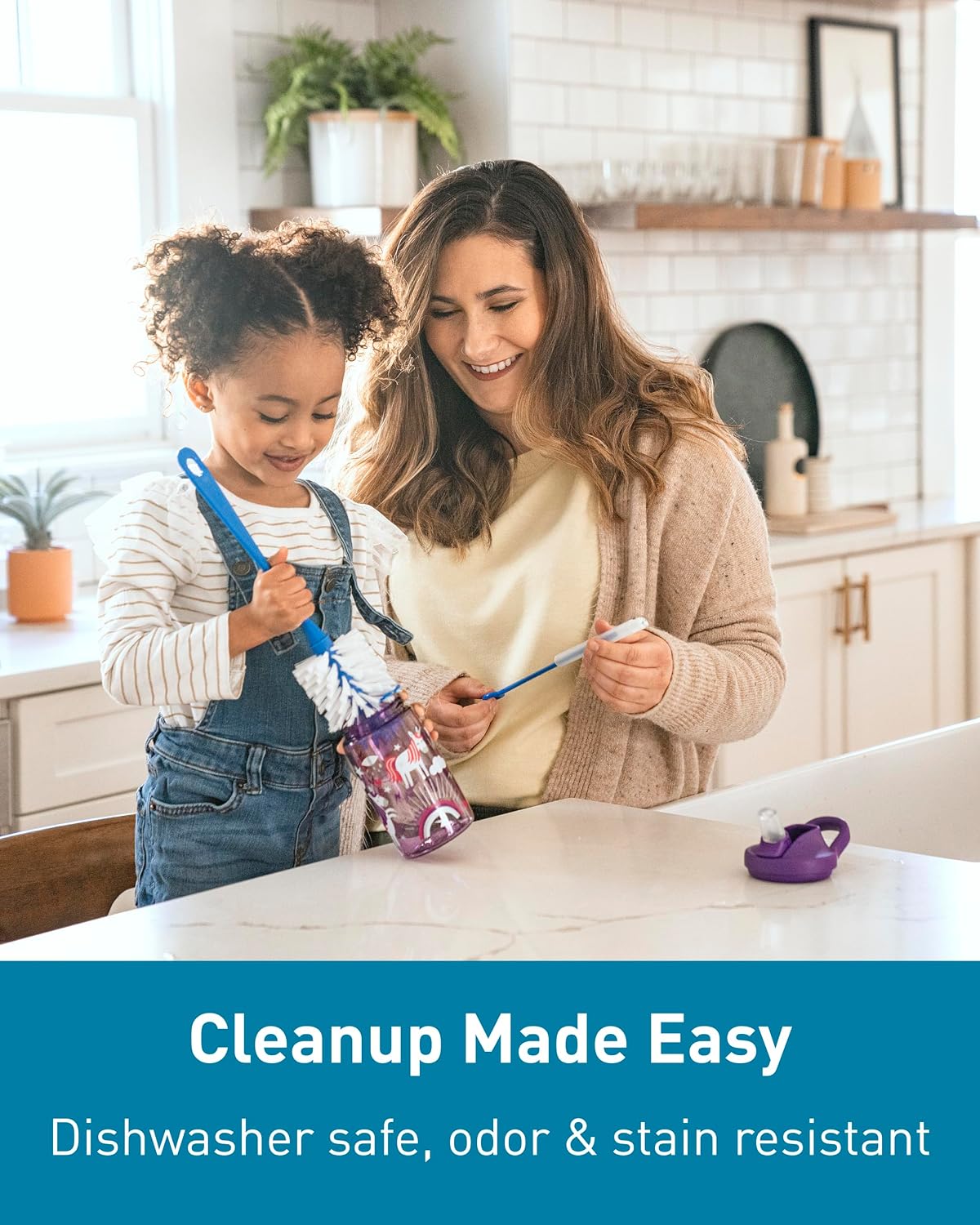 CamelBak Eddy+ Kids Water Bottle with Bite Valve Straw, Leak‑Resistant Easy Sip Design for Everyday Hydration, 14oz | Kids - Image 6