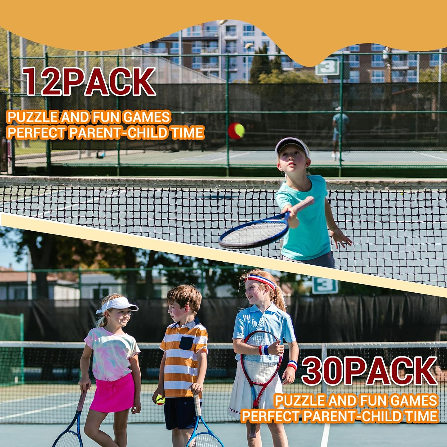 AMA SPORT Tennis Balls - 25%-50%-75% Low Compression Stage Practice Tennis Balls for Beginners Youth Training - Image 5