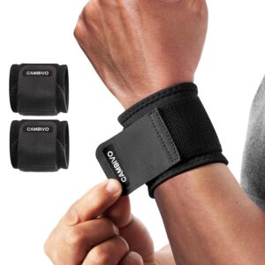CAMBIVO Wrist Brace 2 Pack, Adjusta...