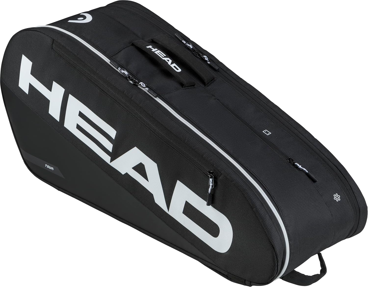 HEAD Tour Racquet Bag M (6R) Tennis Bag - Holds Up to 6 Racquets, CCT+ Climate Control Technology, 2 Main Compartments, Shoe Pocket & Backpack Carry System | 6 Racquet Capacity