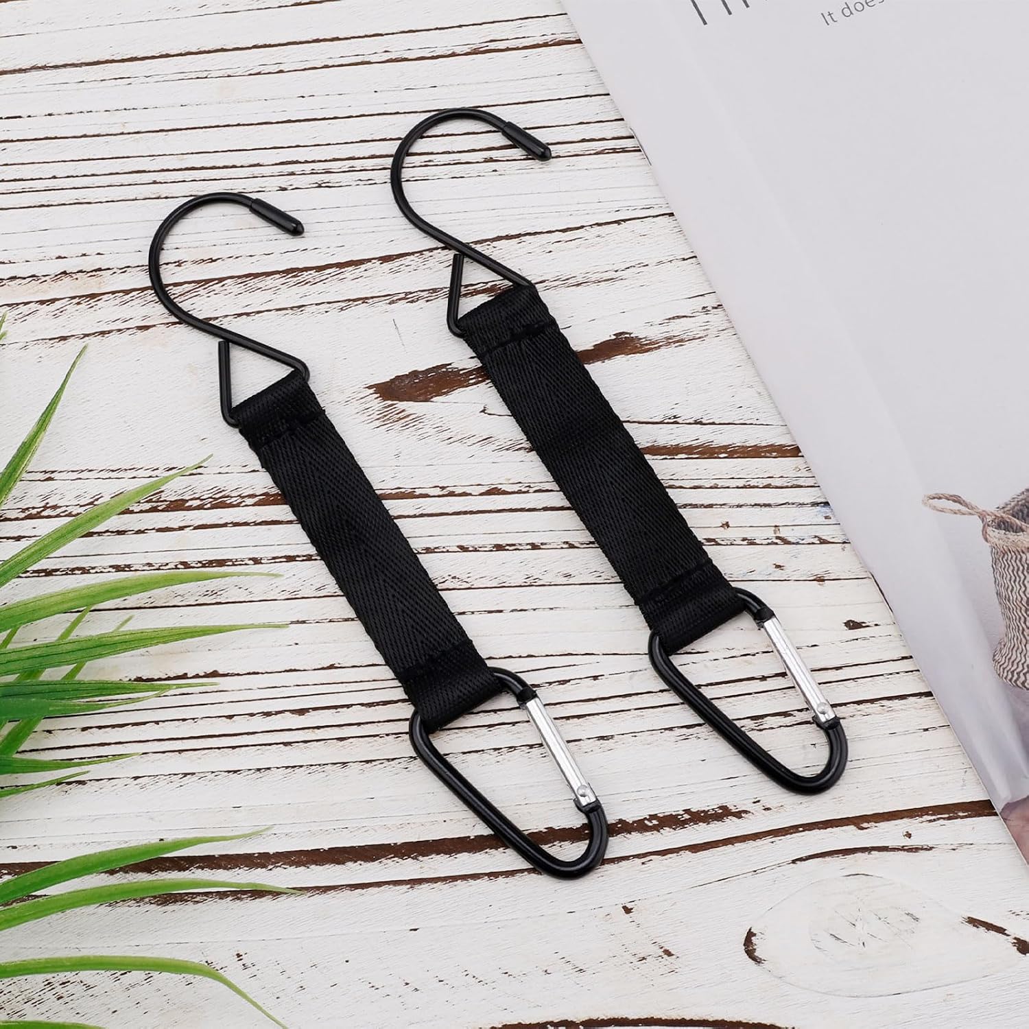 XIHIRCD Fence Hooks, Fence Clips for Backpacks Water Bottles Nylon Aluminum Buckle Hanging Carabiner Clips Multifunctional - Image 4
