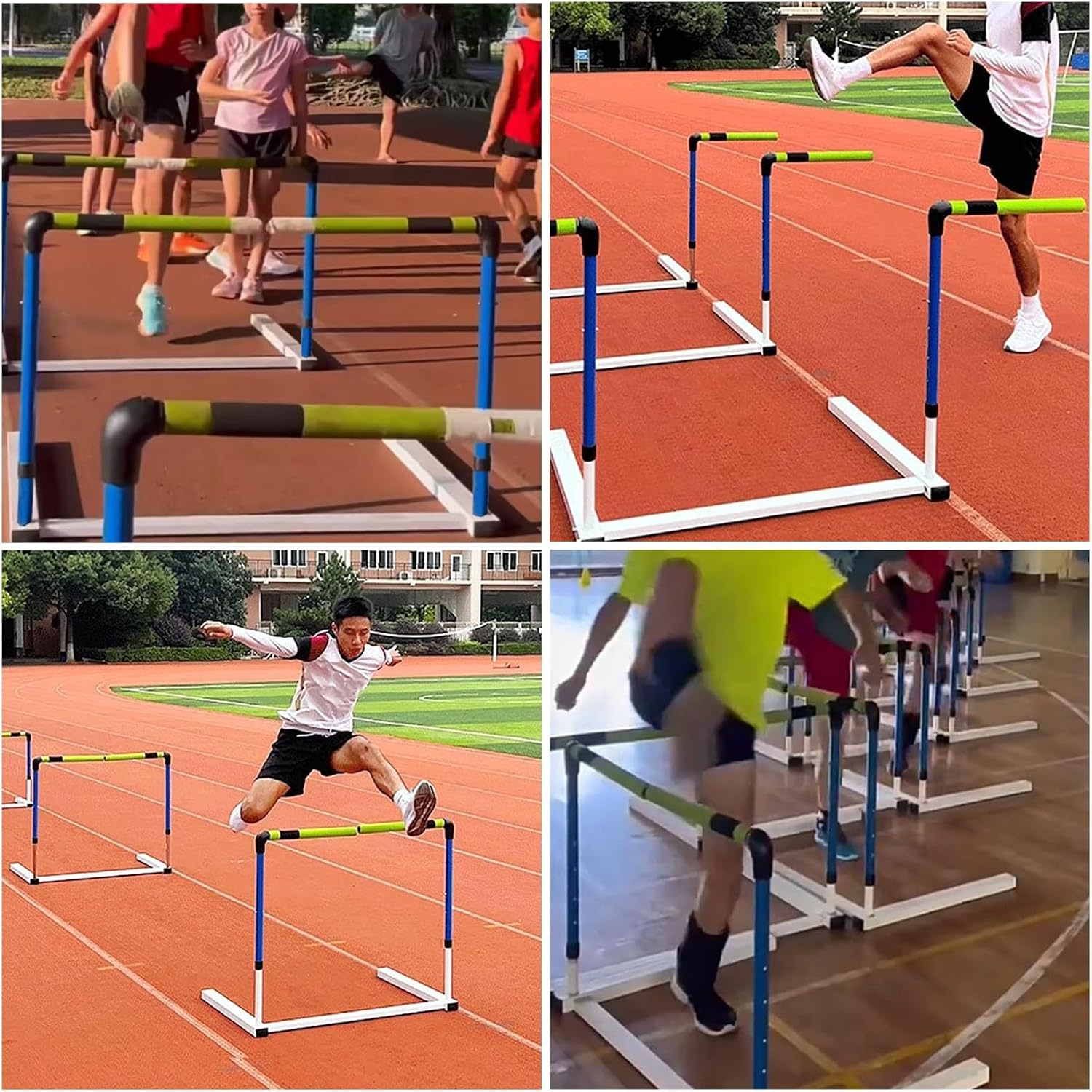 Hurdles Outdoor Jumping Training Hurdles 29.92 in - 42 in, Soccer Basketball Speed Workout Hurdling, Athlete/Coach Agility Trainer Equipment - Image 8