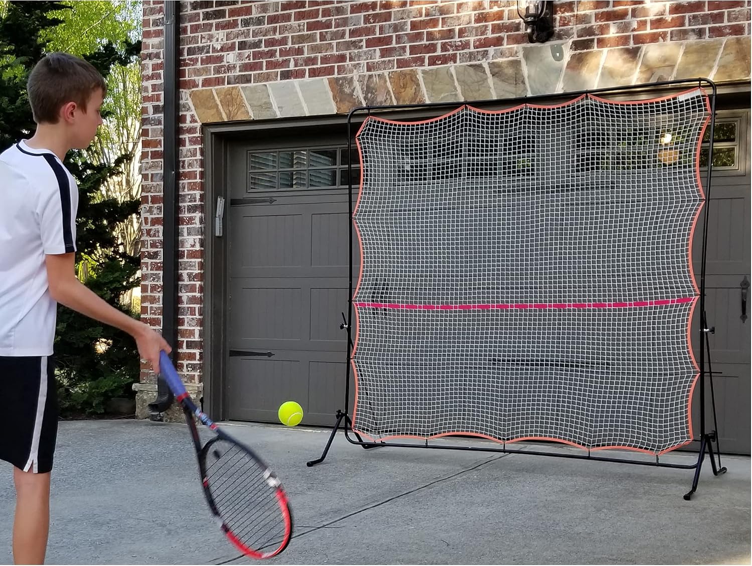 Tourna Rally Pro Adjustable Tilt Rebound Net (7x7 ft) for Tennis and Pickleball - Image 4