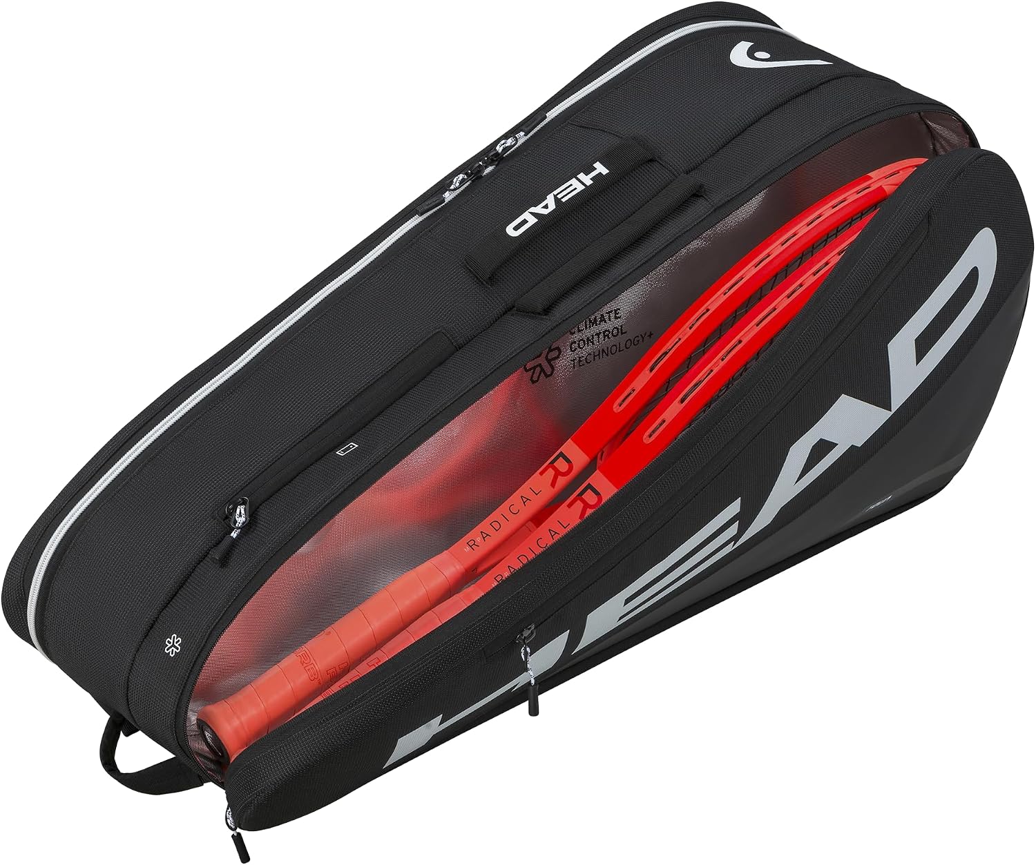 HEAD Tour Racquet Bag M (6R) Tennis Bag - Holds Up to 6 Racquets, CCT+ Climate Control Technology, 2 Main Compartments, Shoe Pocket & Backpack Carry System | 6 Racquet Capacity - Image 4