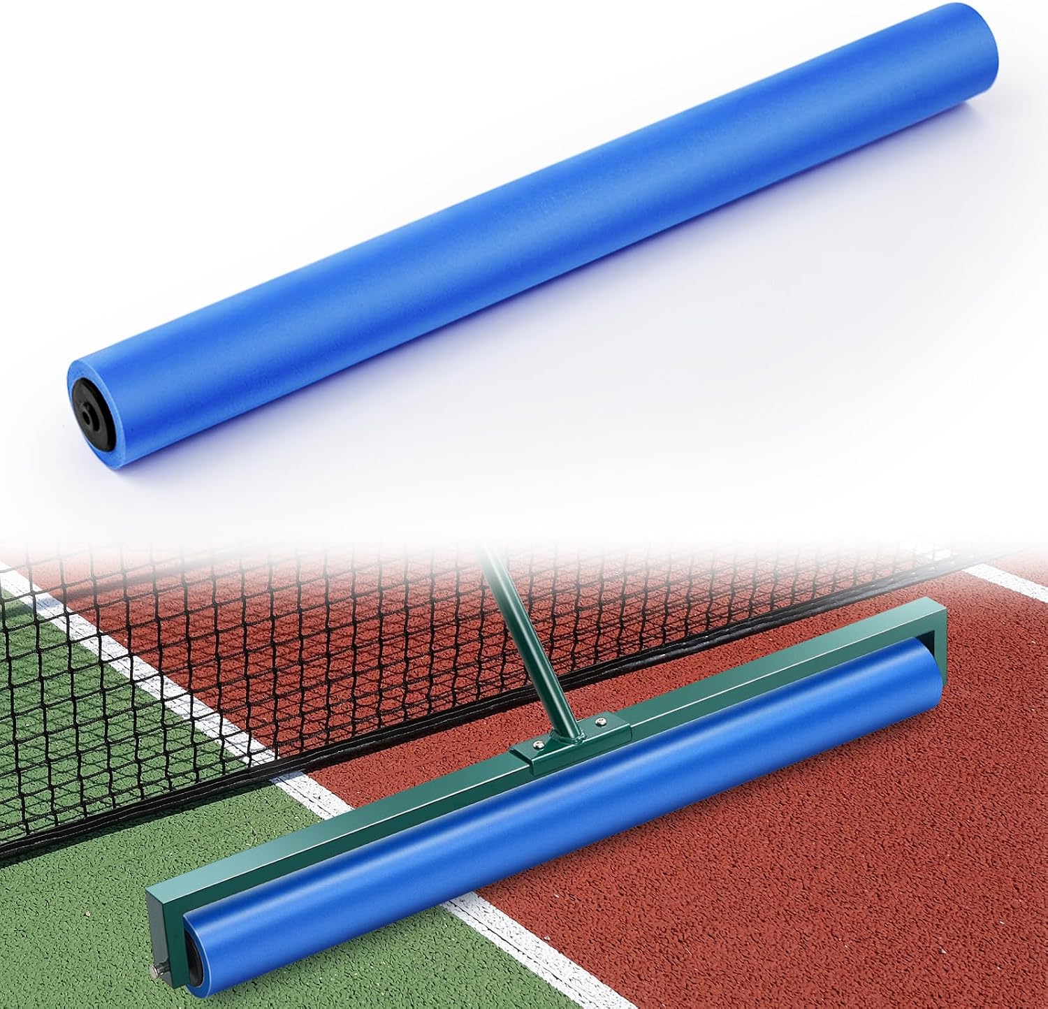Silipull 36 Inch Replacement Surface Roller Tennis Court Squeegee Sponge Replacement Roller Seamless for Sweep Tennis Brush