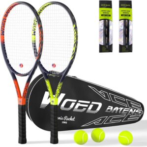 Pro Tennis Racket for Adults, 2 Pla...