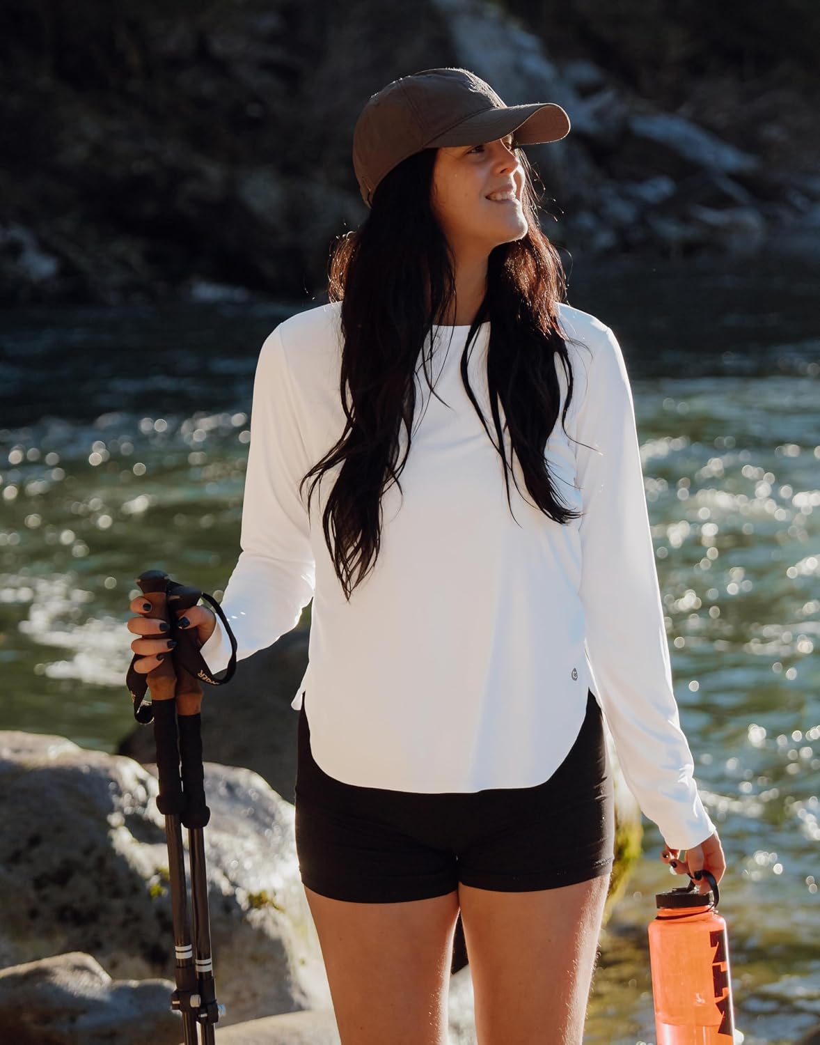 Women's Sun Shirts UPF 50+ Long Sleeve UV Protection Shirt Lightweight Quick Dry Workout Hiking Tops for Women - Image 2