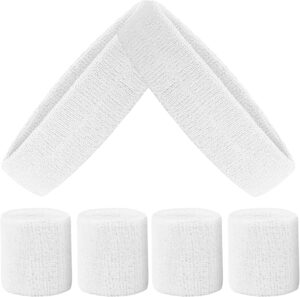 6 Pack Sports Wrist Sweatbands Set ...