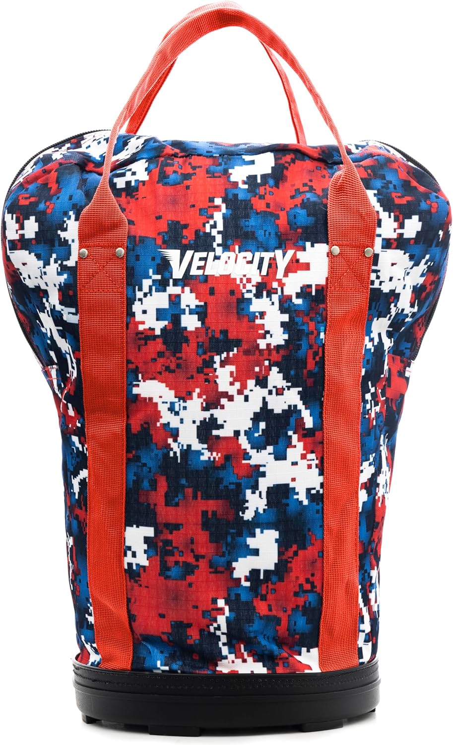 Velocity Heavy Duty Multipurpose Ball Bag with Durable Bottom - Holds up to 60-72 Balls - Ideal for Lacrosse, Baseball, Pickleball, Tennis & More