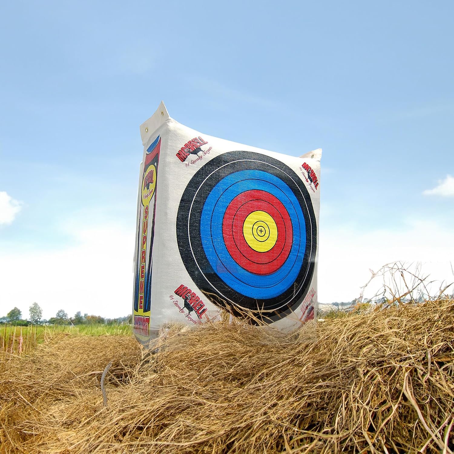 Morrell Weatherproof Supreme Range Adult Field Point Archery Bag Target with NASP Scoring Rings, Nucleus Center, and IFS Technology, White - Image 5