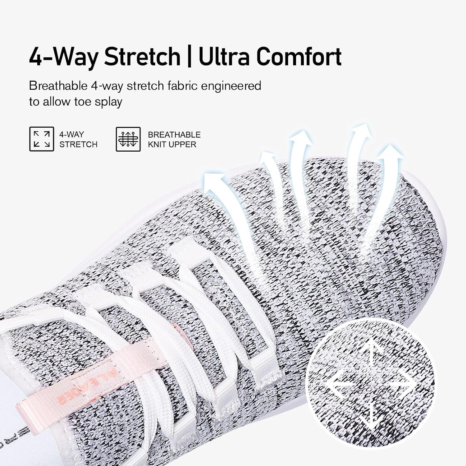 ALEADER Women's Energycloud Lightweight Slip On Walking Running Shoes - Image 4