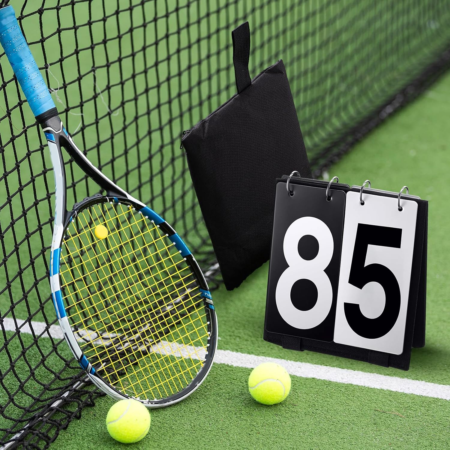 Over Net Tennis Score Keeper Flip Scoreboards Portable for Volleyball Basketball Coaching Tennis Outdoor - Image 5