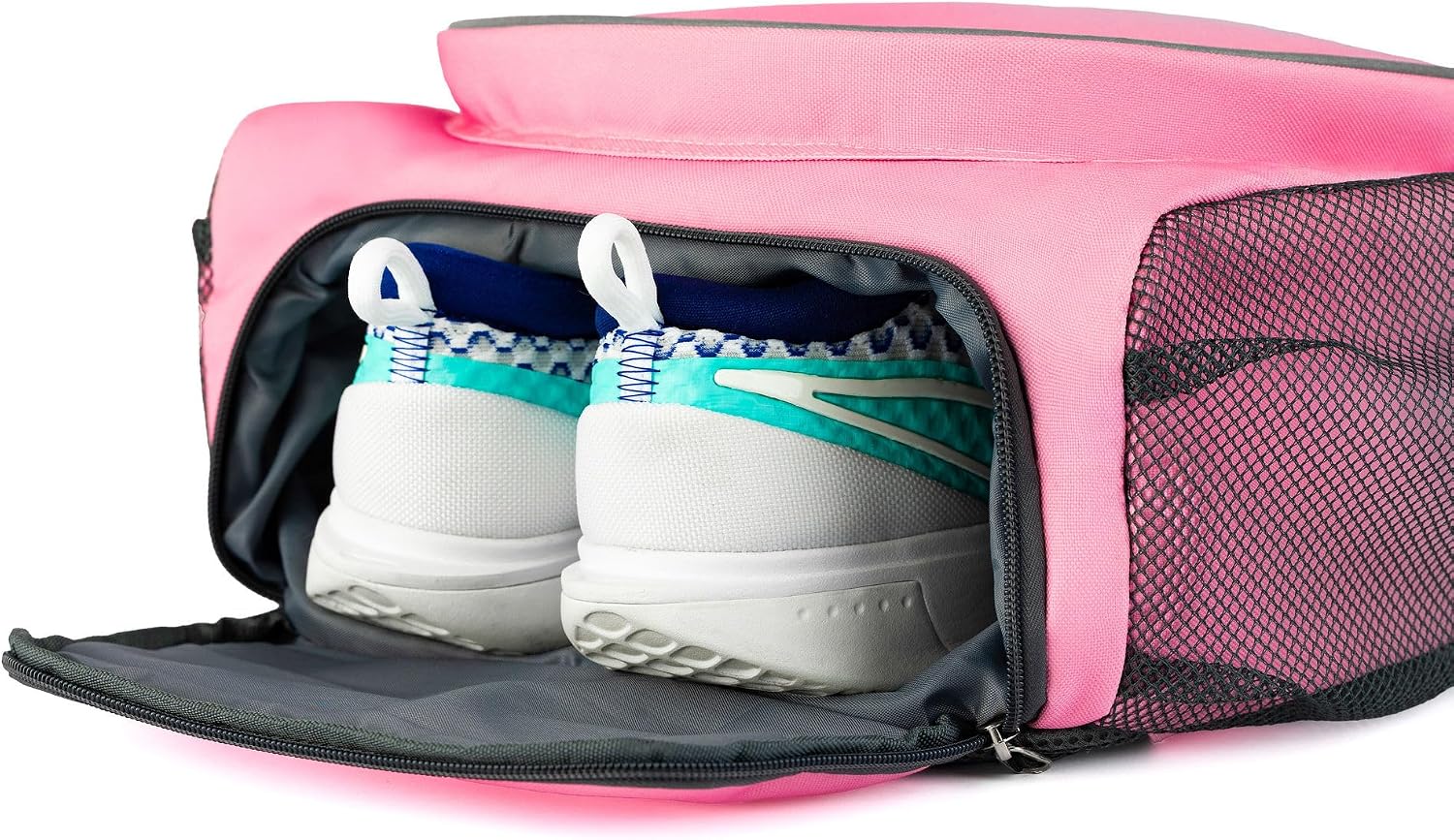 Kids Tennis Backpack, Boys and Girls Junior Bag, For Junior Tennis Rackets, Multiple Pockets with Shoe Compartment, Mesh Padded Straps - Image 3
