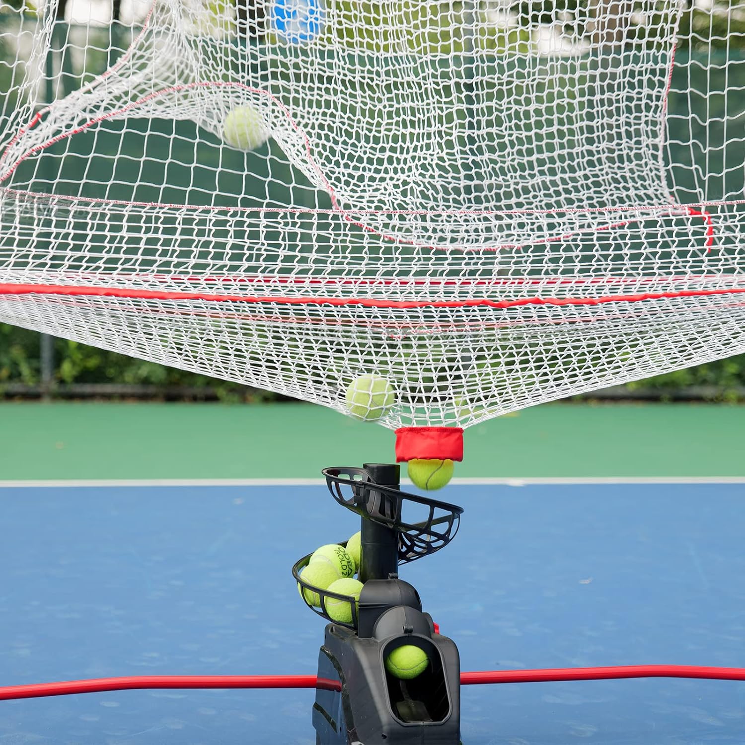 Furlihong 680NT 2 in 1 Tennis Ball & Baseball Training Machine and Net Combo, Ball Recycling System, Includes 680BH and NT01 - Image 5