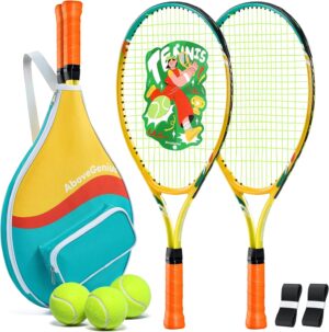 AboveGenius Kids Tennis Racket Set,...