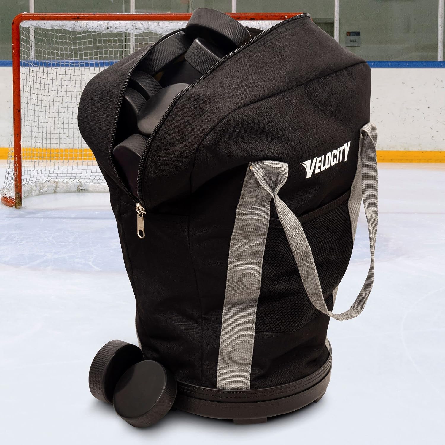 Velocity Heavy Duty Multipurpose Ball Bag with Durable Bottom - Holds up to 60-72 Balls - Ideal for Lacrosse, Baseball, Pickleball, Tennis & More - Image 7