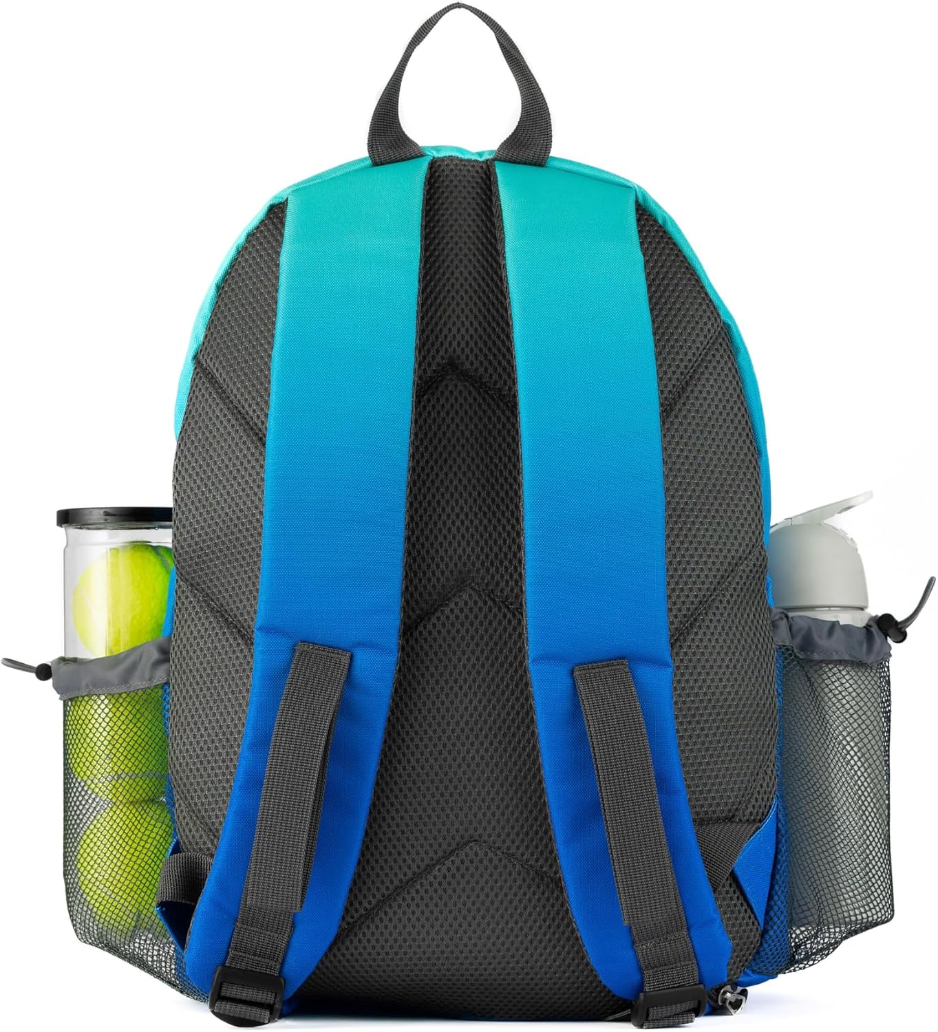 Kids Tennis Backpack, Boys and Girls Junior Bag, For Junior Tennis Rackets, Multiple Pockets with Shoe Compartment, Mesh Padded Straps - Image 3