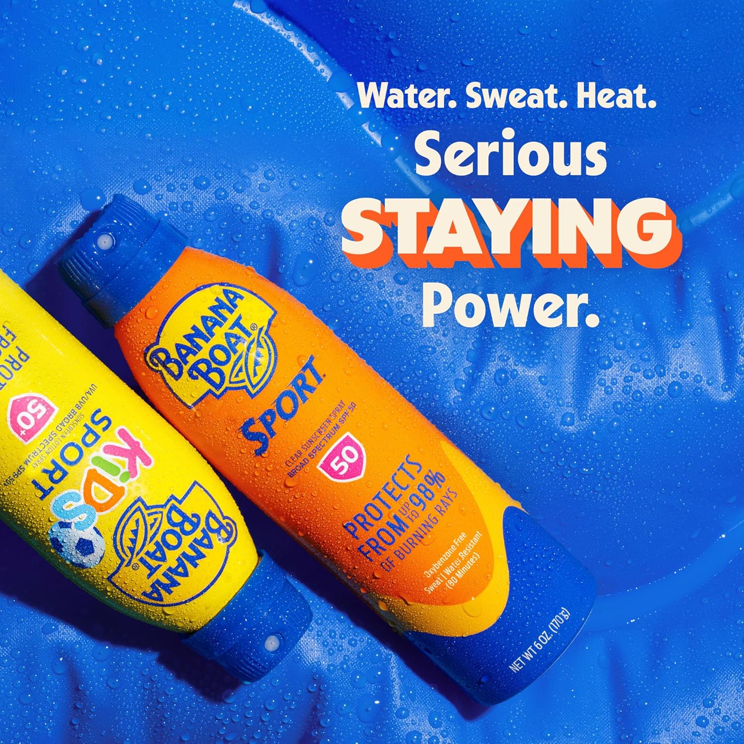 Banana Boat Sport Ultra SPF 50 Sunscreen Spray | Banana Boat Sunscreen Spray SPF 50, Water Resistant, Oxybenzone Free, Sunblock, 6oz each Twin Pack - Image 7