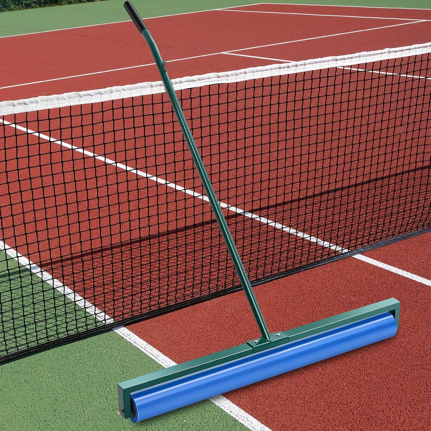 Suclain 36 Inch Tennis Court Squeegee PVA Foam Sponge Roller Lightweight Removes Water Quickly Clear Floors Tool for Tennis Basketball Sports Courts Garages