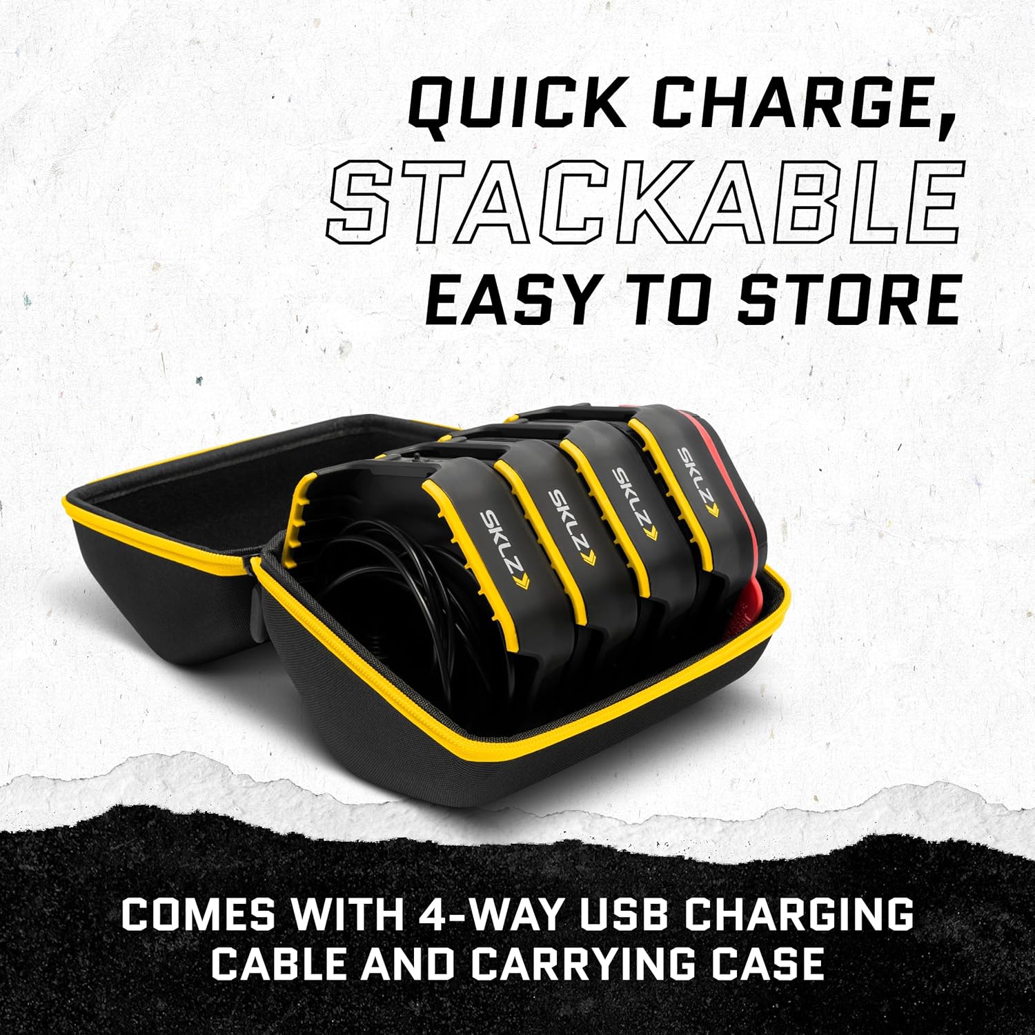 SKLZ Reactive Flash LED Training Pods – Reaction Time, Agility, and Cognitive Training Tool with 4 Games – Multi-Directional Activation, Durable Design for Speed and Hand-Eye Coordination - Image 7