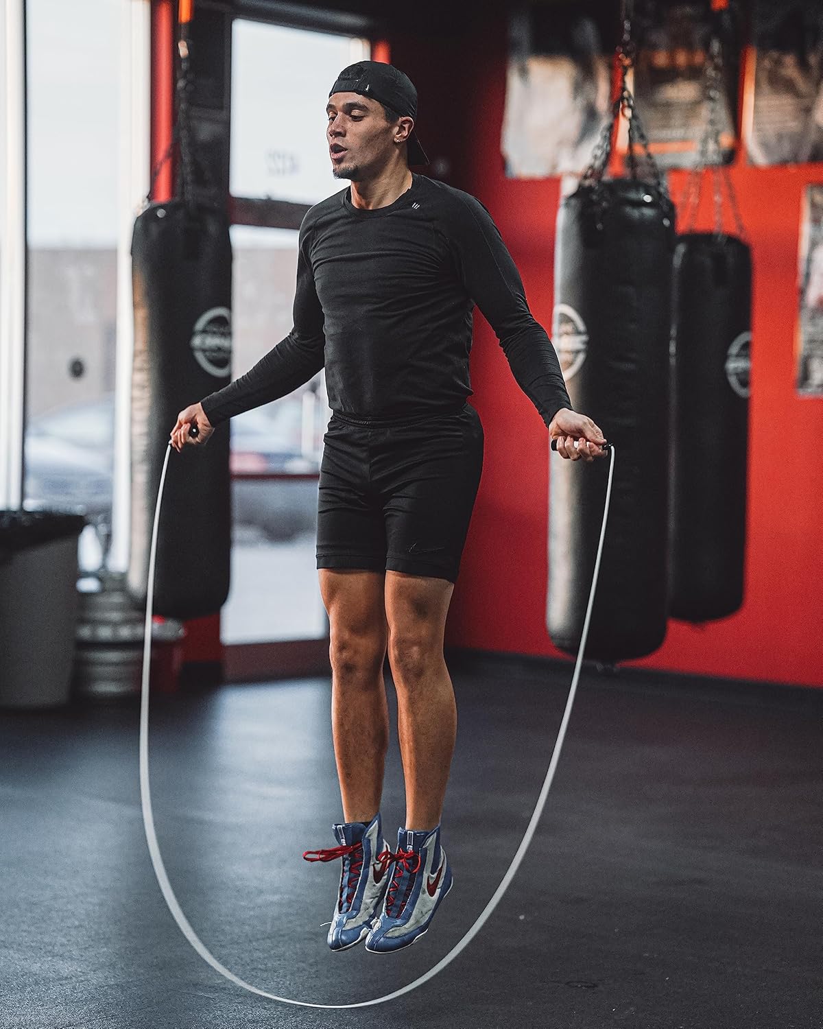 BOXROPE, A Jump Rope Made For Boxing, Tangle-Free, 15% Heavier Than A Normal PVC Rope, Boxer Jump Rope, Adjustable, Includes Grip Tapes For More Grip, Skipping Rope for Boxers, Premium Quality - Image 4
