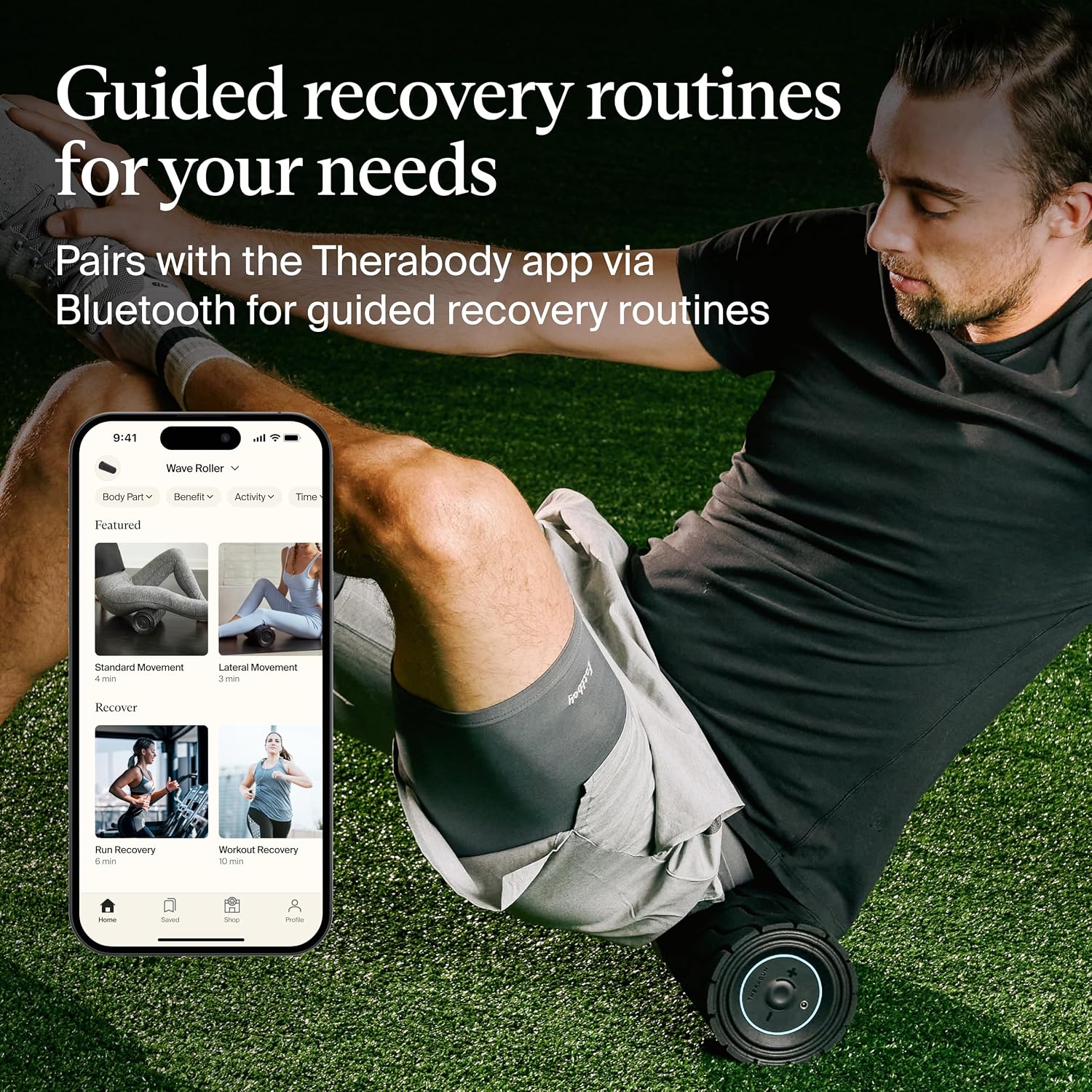 TheraGun Therabody WaveRoller - High Density Foam Roller for Body and Large Muscles. Bluetooth Enabled with 5 Customizable Vibration Frequencies in Therabody App - Image 7