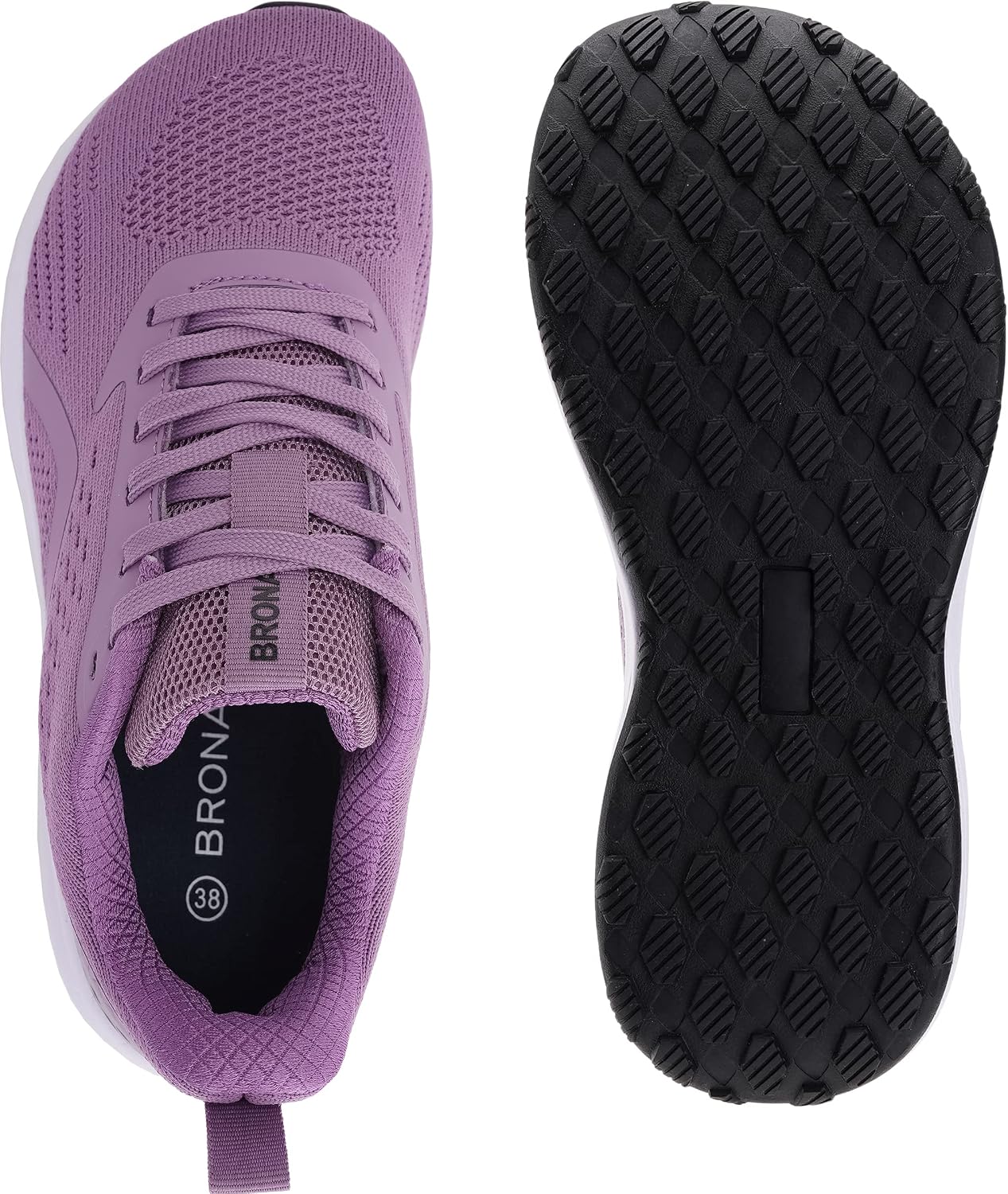 BRONAX Women's Wide Toe Box Road Running Shoes | Wide Athletic Tennis Sneakers with Rubber Outsole - Image 3