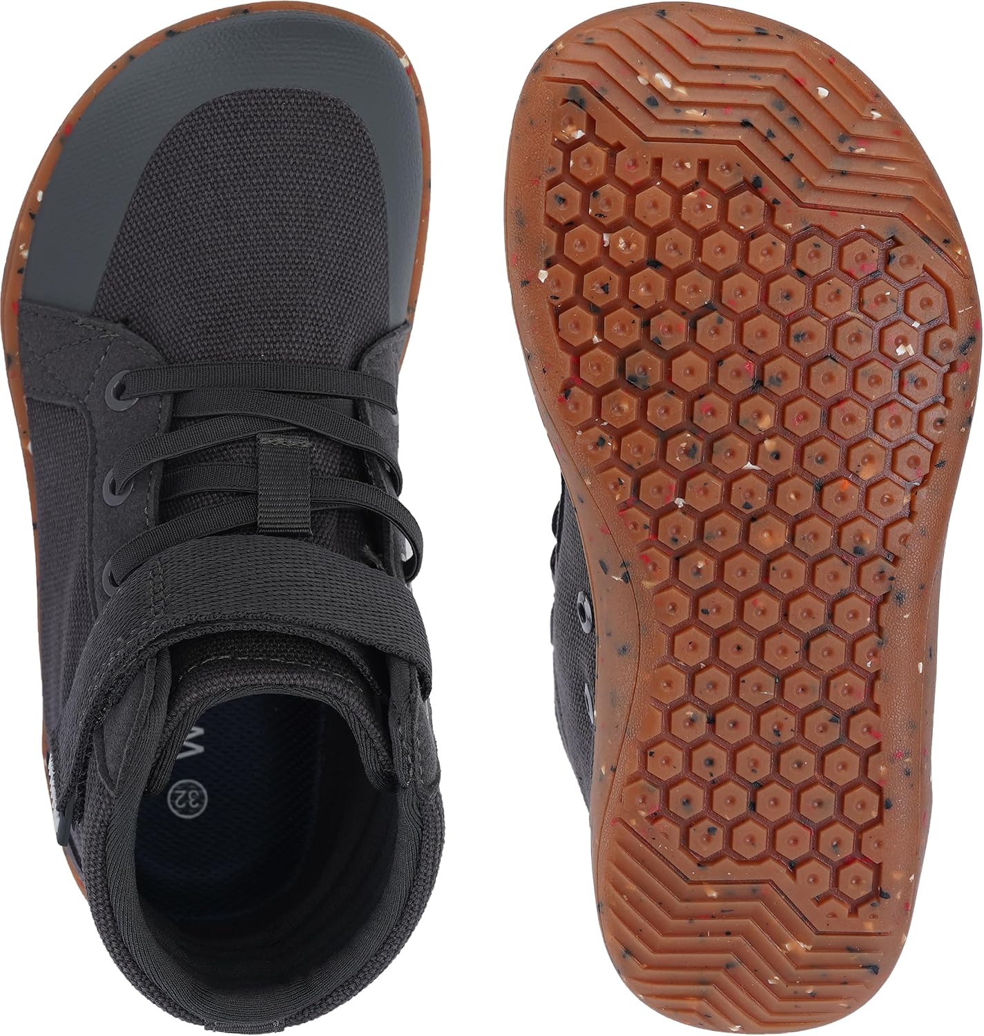 WHITIN Little/Big Kid Wide High Top Barefoot Shoes | Street-Style Minimalist Sneakers for Boys/Girls | Natural & Healthy Fit - Image 5
