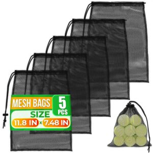 Jambala Mesh Drawstring Bags, 5 Pcs...