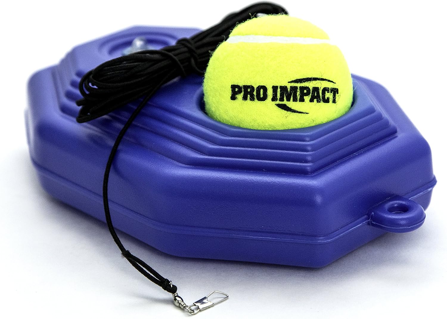 Tennis Trainer Rebounder Ball – Solo Training Equipment with Fillable Baseboard & Rope – Durable Self-Practice Tennis Trainer for Improving Reflexes & Footwork
