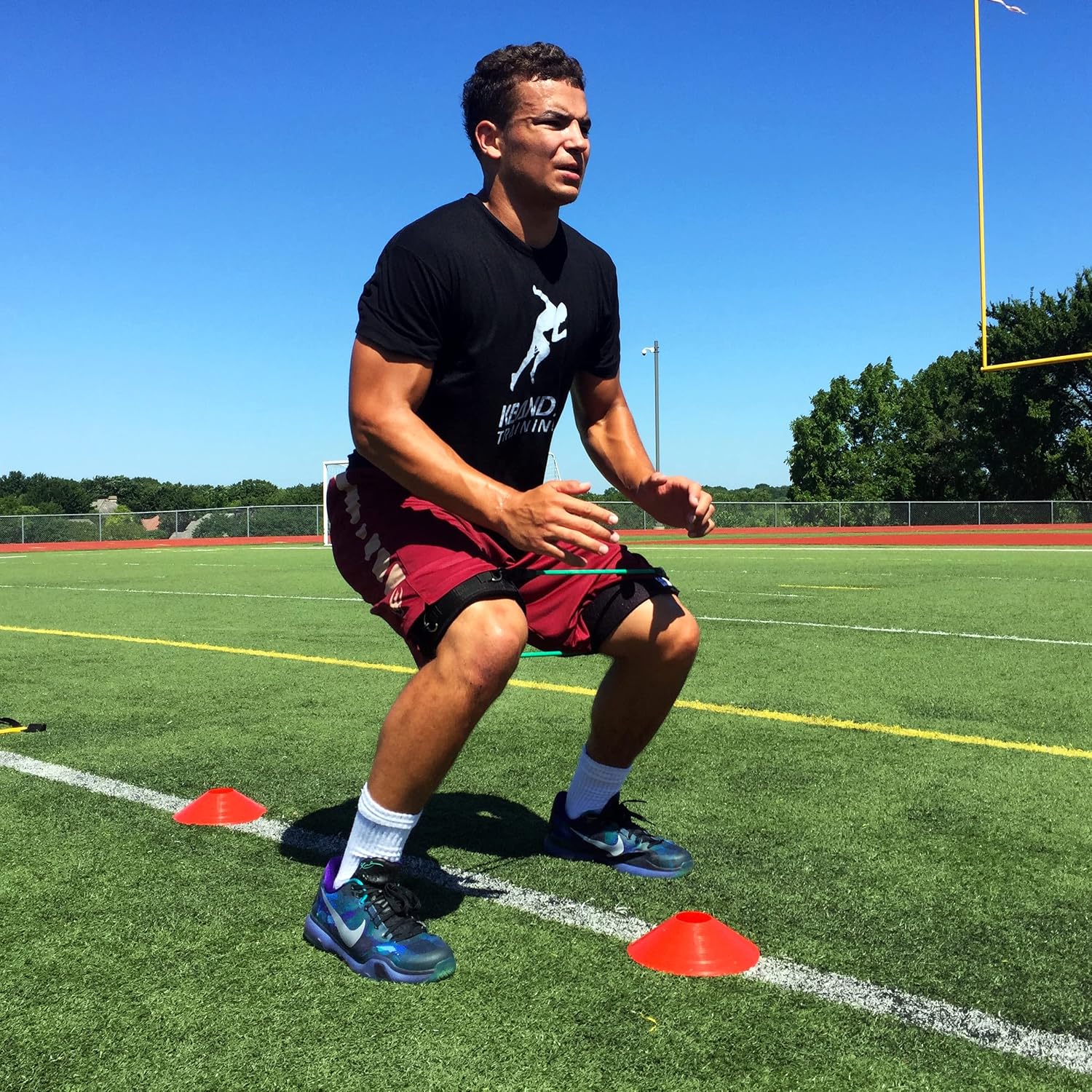 Kbands | Speed and Strength Leg Resistance Bands | Includes Speed 101 and Agility FX Digital Training Programs - Sizes for Youth, Intermediate, and Advanced Athletes - Image 2