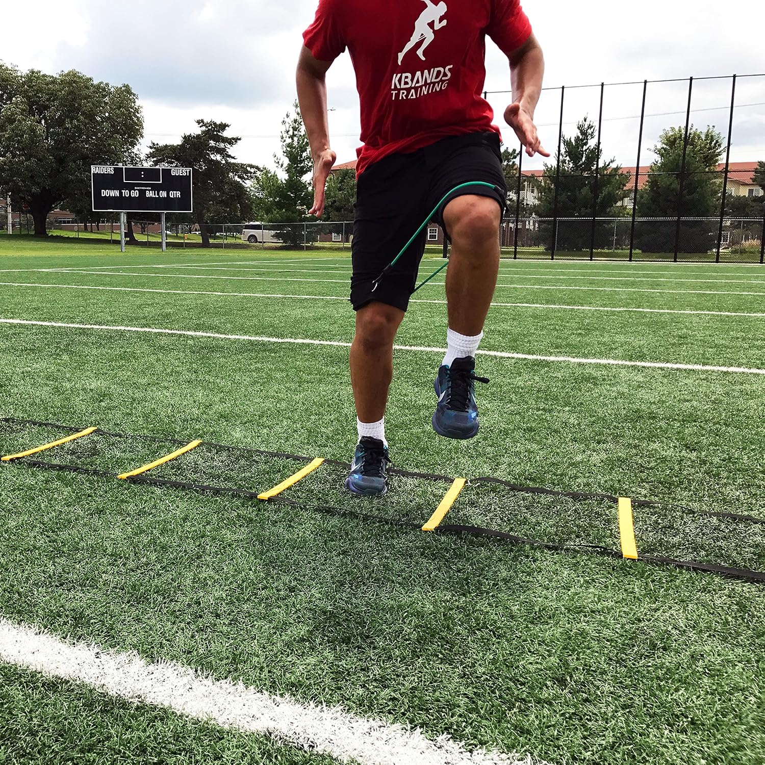 Kbands | Speed and Strength Leg Resistance Bands | Includes Speed 101 and Agility FX Digital Training Programs - Sizes for Youth, Intermediate, and Advanced Athletes - Image 5