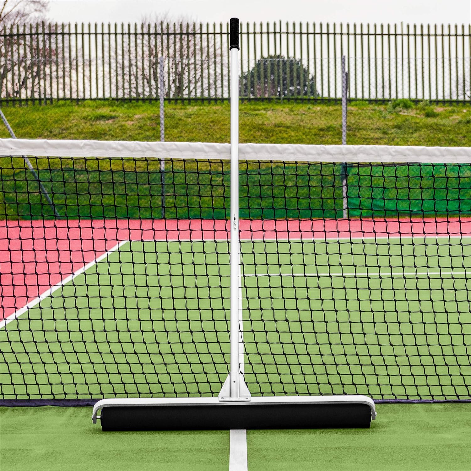 Vermont Rol-Dri Tennis Court Roller Squeegee - Blue PVA & PU Foam Tennis Squeegee | Lightweight with Exceptional Court Coverage | 36in Sweep Tennis Brush | Quick Clearing - Image 3