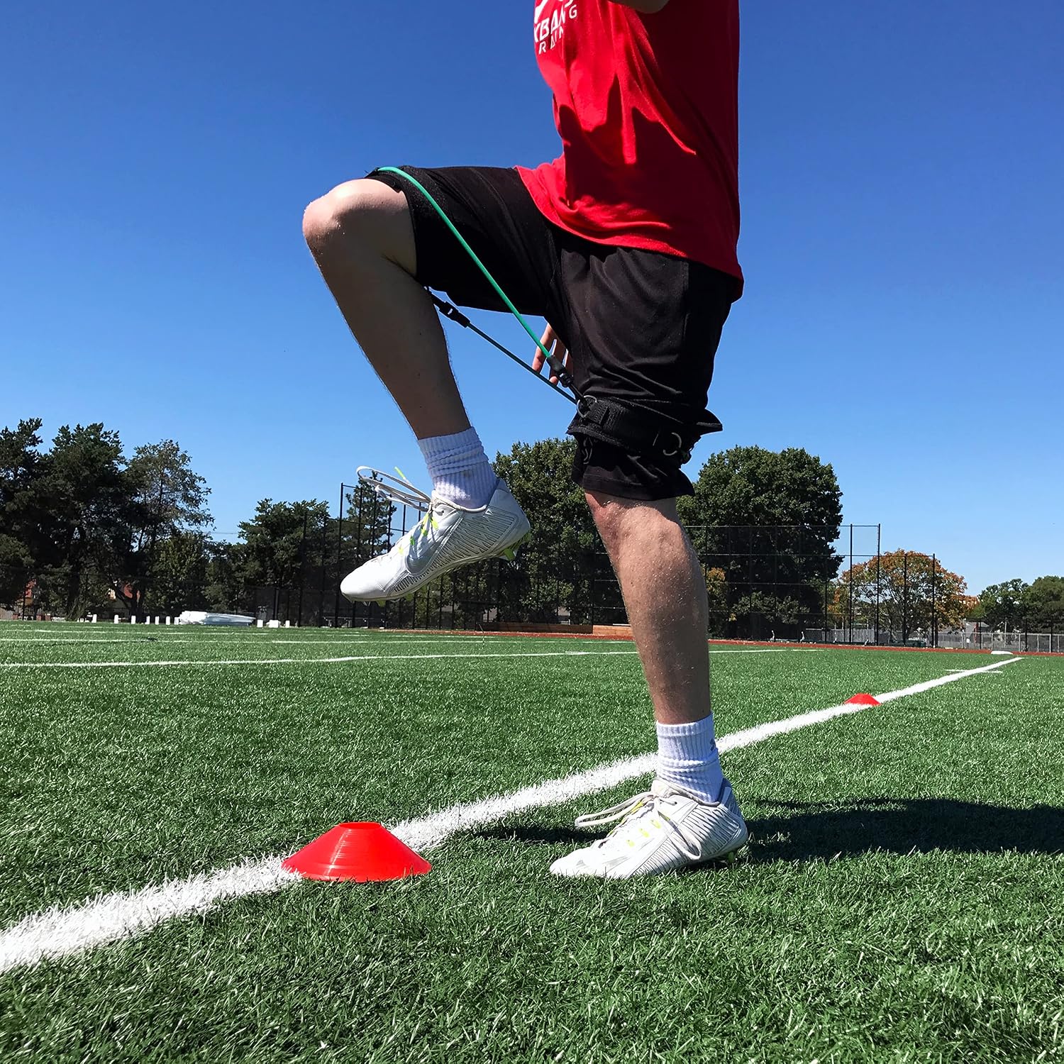 Kbands | Speed and Strength Leg Resistance Bands | Includes Speed 101 and Agility FX Digital Training Programs - Sizes for Youth, Intermediate, and Advanced Athletes - Image 4