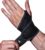 HiRui 2 Pack Wrist Compression Strap and Wrist Brace Sport Wrist Support for Fitness, Weightlifting, Tendonitis, Carpal Tunnel Arthritis, Pain Relief-Wear Anywhere-Adjustable (Black)