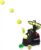 SCIFANTA Portable Tennis Ball Tosser(3.7lb) for Self-Play|Ball Launcher Beginners/Kids/Coaches/Home-Court|Accurate&Efficient Feed Buddy for All-Levels/Ages|AC&Battery Powered