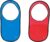 Oncourt Offcourt Tennis Net Pop-Up Targets – Set of 2 (Blue & Red)