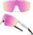 Ukoly Cycling Sunglasses for Men Women with 3 Interchangeable Lenses, Polarized Sports Sunglasses, Baseball Sunglasses