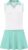 Kids Girls Tennis Golf Dress Outfit Sleeveless Dress with Pockets Athletic Skorts and Polo Tank Top Sets