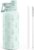 SANDJEST Tennis Stainless Steel Water Bottle with Strap 32oz, Insulated Bottles with Straw and Spout Lid for Gym Sports Travel Outdoor, Gifts for Women Girls Birthday Christmas